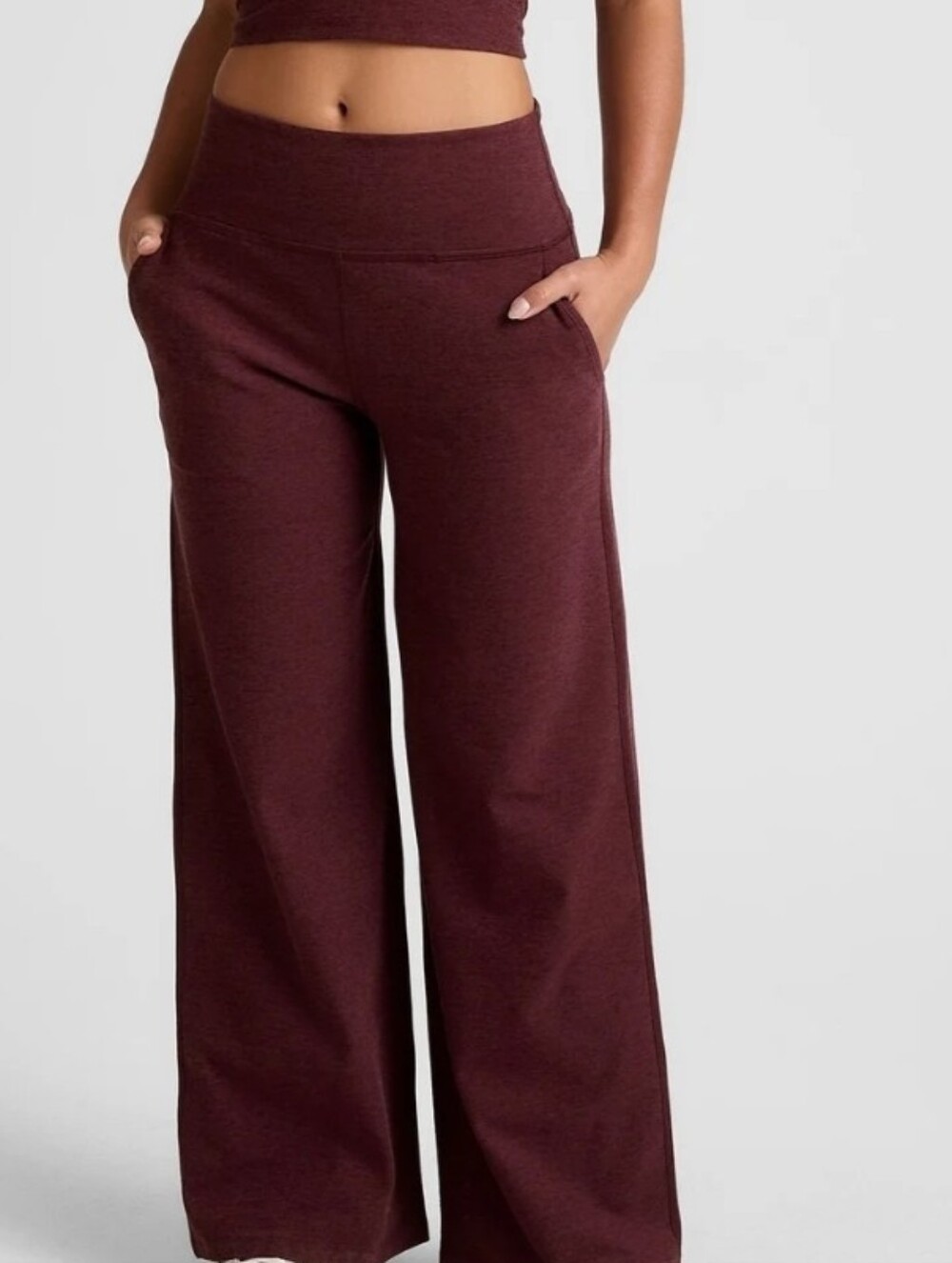 Beyond Yoga Spacedye Laid Back Wide Leg 26" Pants  Size Meduim